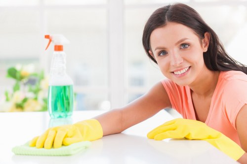 Cleaning a Harringay home interior as part of a one-off deep clean