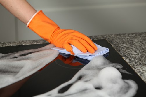Local cleaning team handling a refurbished flat near Harringay