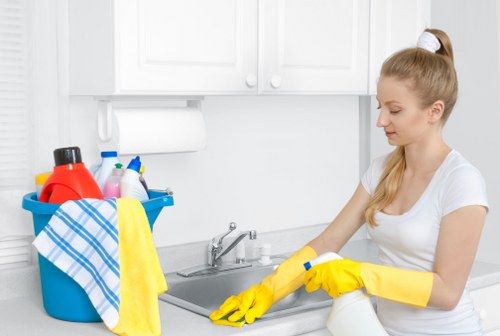 Exterior cleaning service for a mixed-use building in Harringay